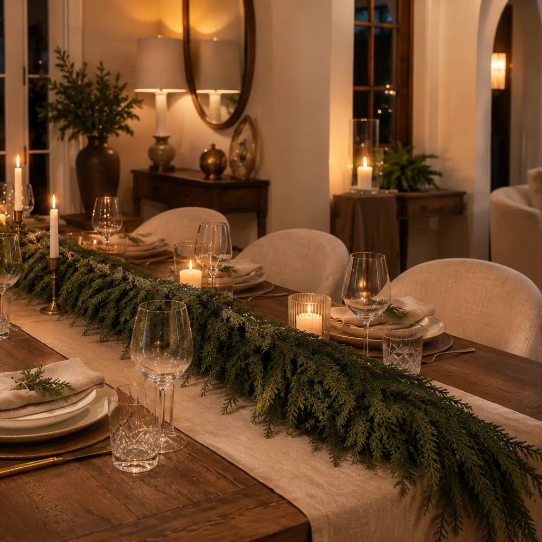 Ashcroft Long-Needle Pine Garland