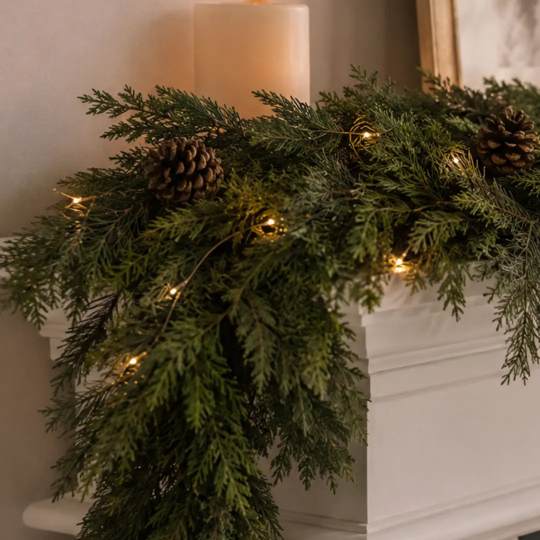 Ashcroft Long-Needle Pine Garland