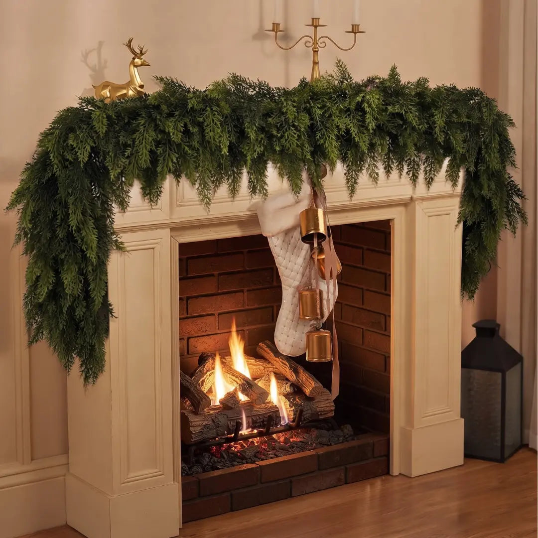 Highland Cedar Mantel Garland
