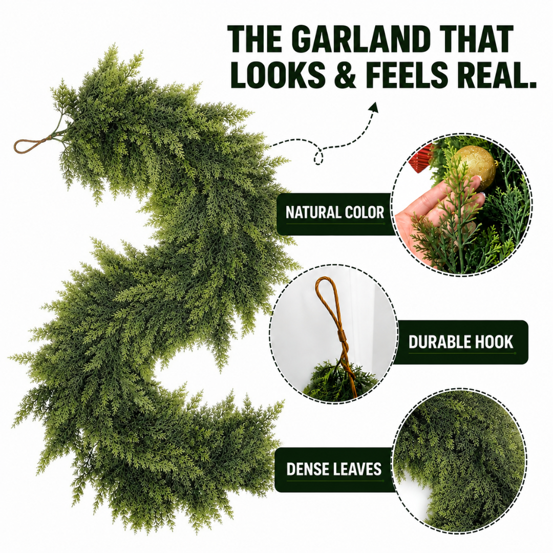 Highland Cedar Mantel Garland
