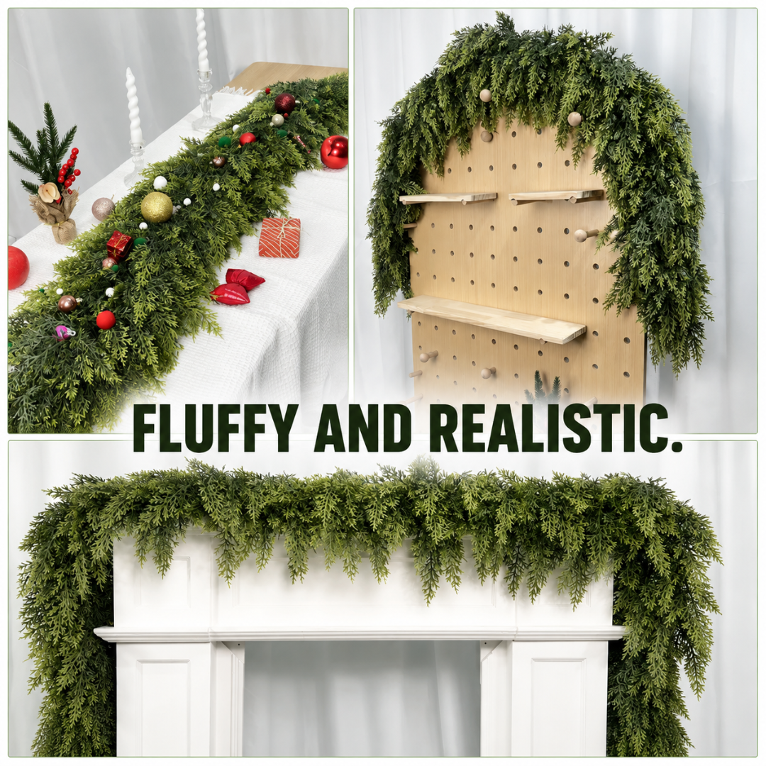 Highland Cedar Mantel Garland