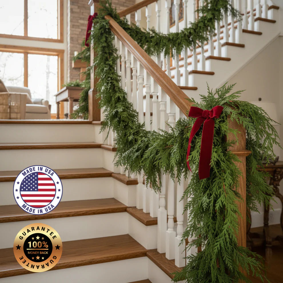 Highland Cedar Mantel Garland